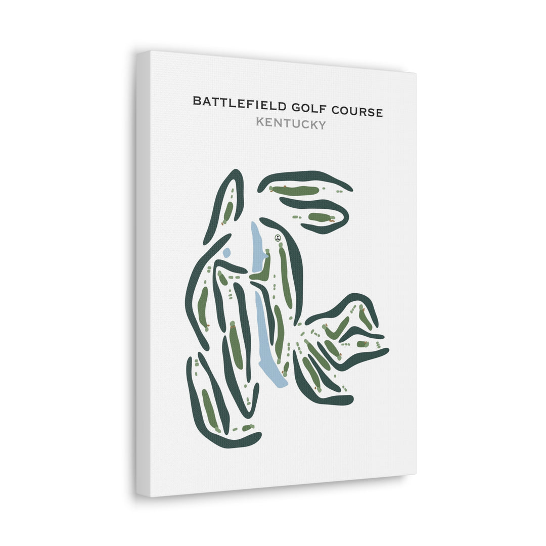 Battlefield Golf Course, Kentucky - Printed Golf Courses