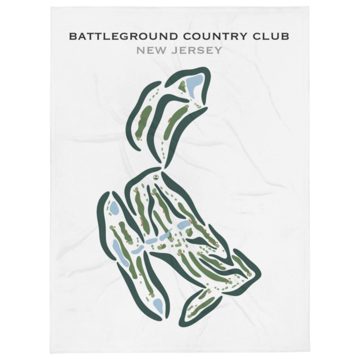 Battleground Country Club, New Jersey - Printed Golf Courses