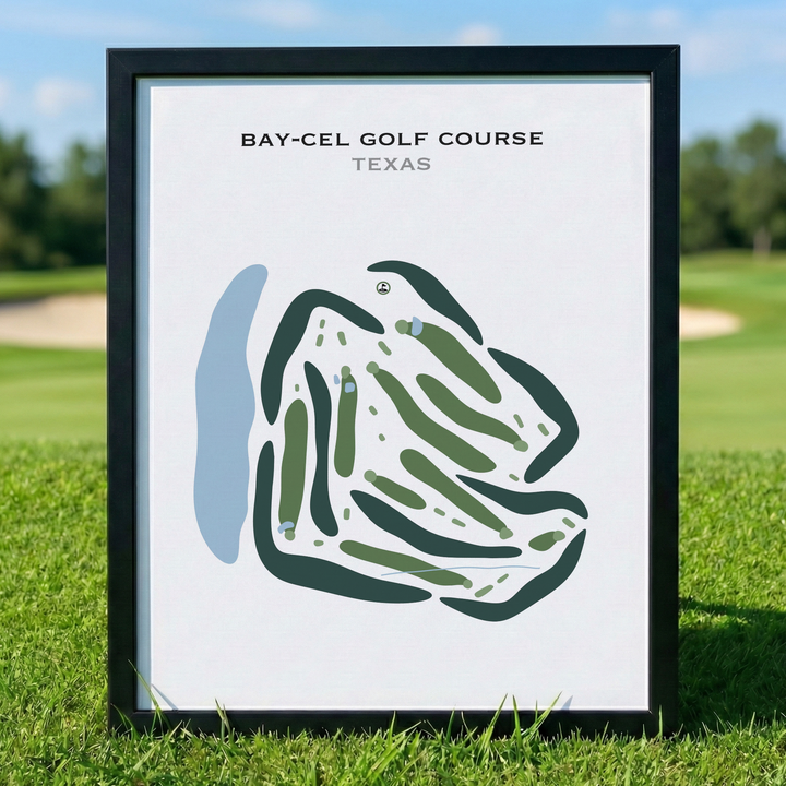 Bay-Cel Golf Course, Texas - Printed Golf Courses
