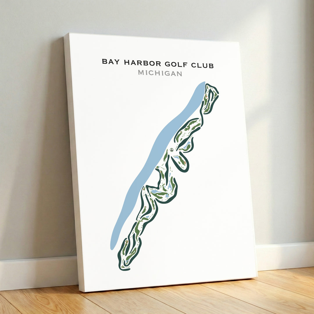 Bay Harbor Golf Club, Michigan - Printed Golf Courses