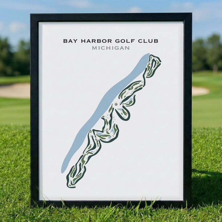 Bay Harbor Golf Club, Michigan - Printed Golf Courses