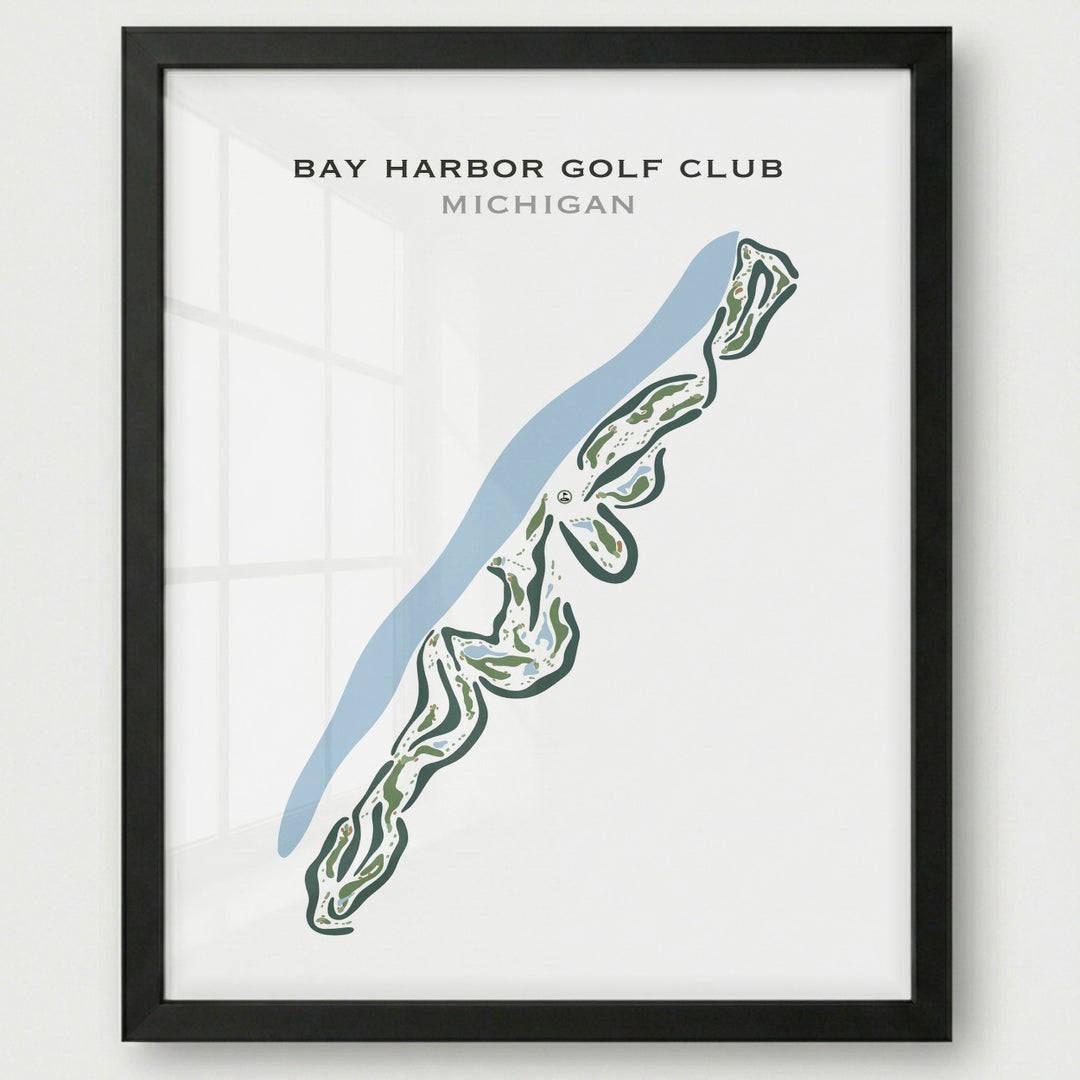 Bay Harbor Golf Club, Michigan - Printed Golf Courses