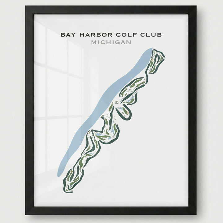 Bay Harbor Golf Club, Michigan - Printed Golf Courses