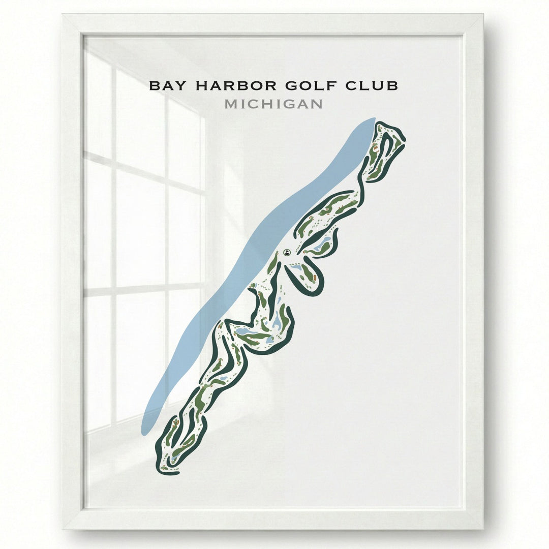 Bay Harbor Golf Club, Michigan - Printed Golf Courses