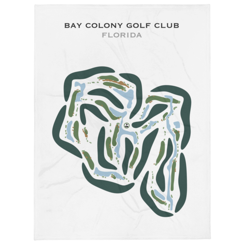 Bay Colony Golf Club, Florida - Printed Golf Courses
