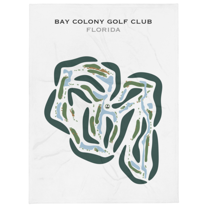 Bay Colony Golf Club, Florida - Printed Golf Courses