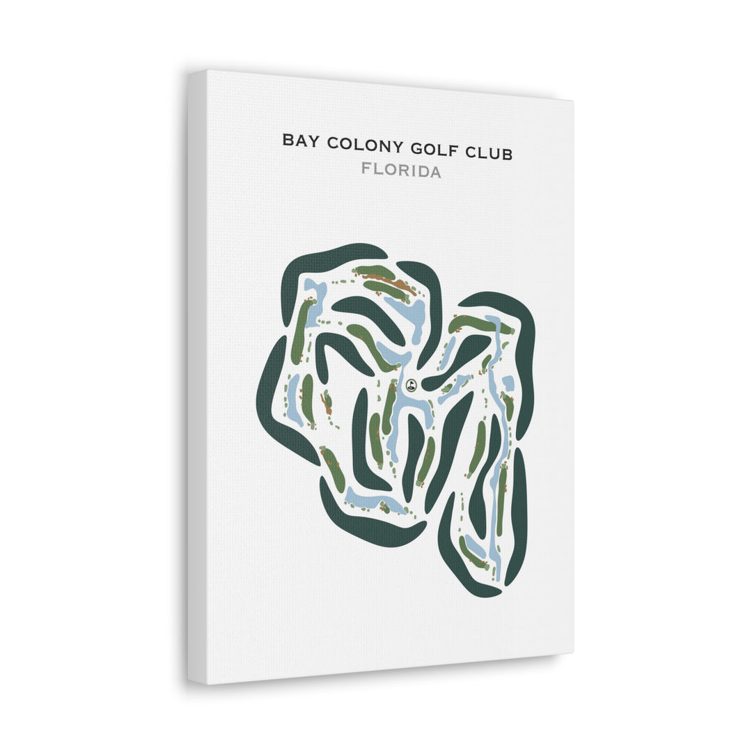 Bay Colony Golf Club, Florida - Printed Golf Courses