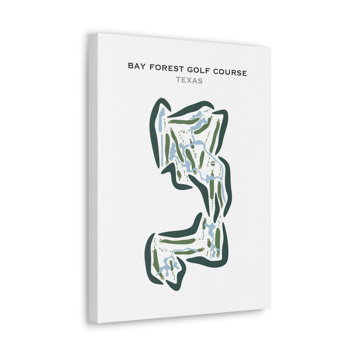 Bay Forest Golf Course, Texas - Printed Golf Courses