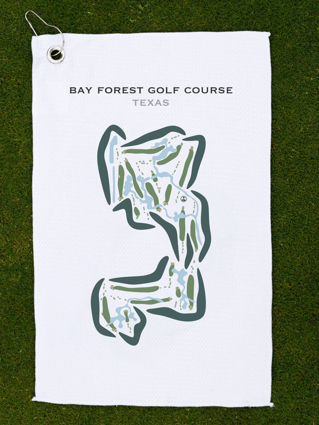 Bay Forest Golf Course, Texas - Printed Golf Courses