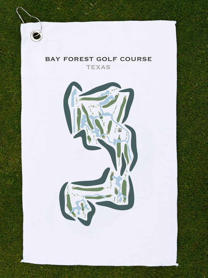 Bay Forest Golf Course, Texas - Printed Golf Courses