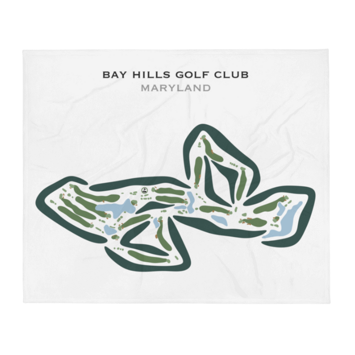 Bay Hills Golf Club, Maryland - Printed Golf Courses