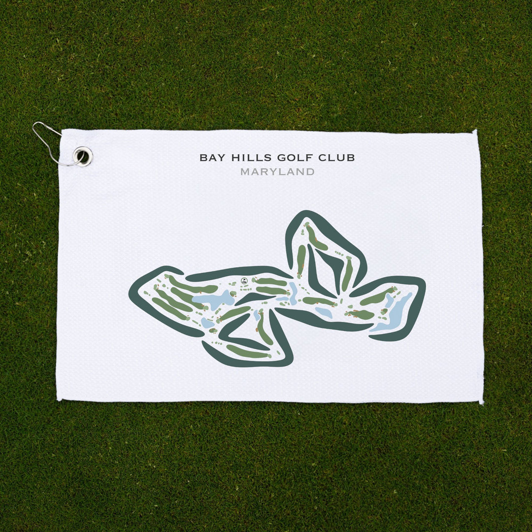 Bay Hills Golf Club, Maryland - Printed Golf Courses