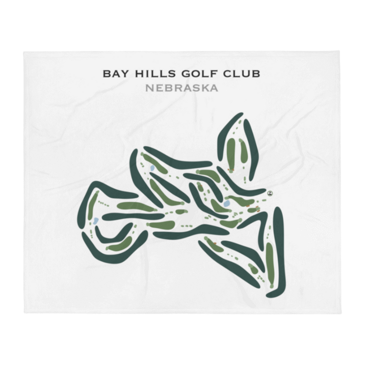 Bay Hills Golf Club, Nebraska - Printed Golf Courses