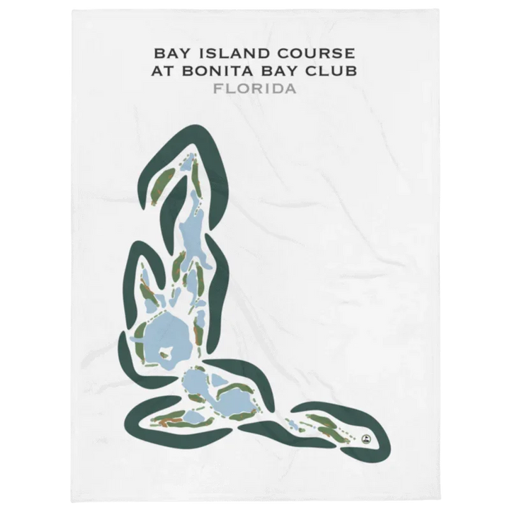 Bay Island Course at Bonita Bay Club, Florida - Printed Golf Courses