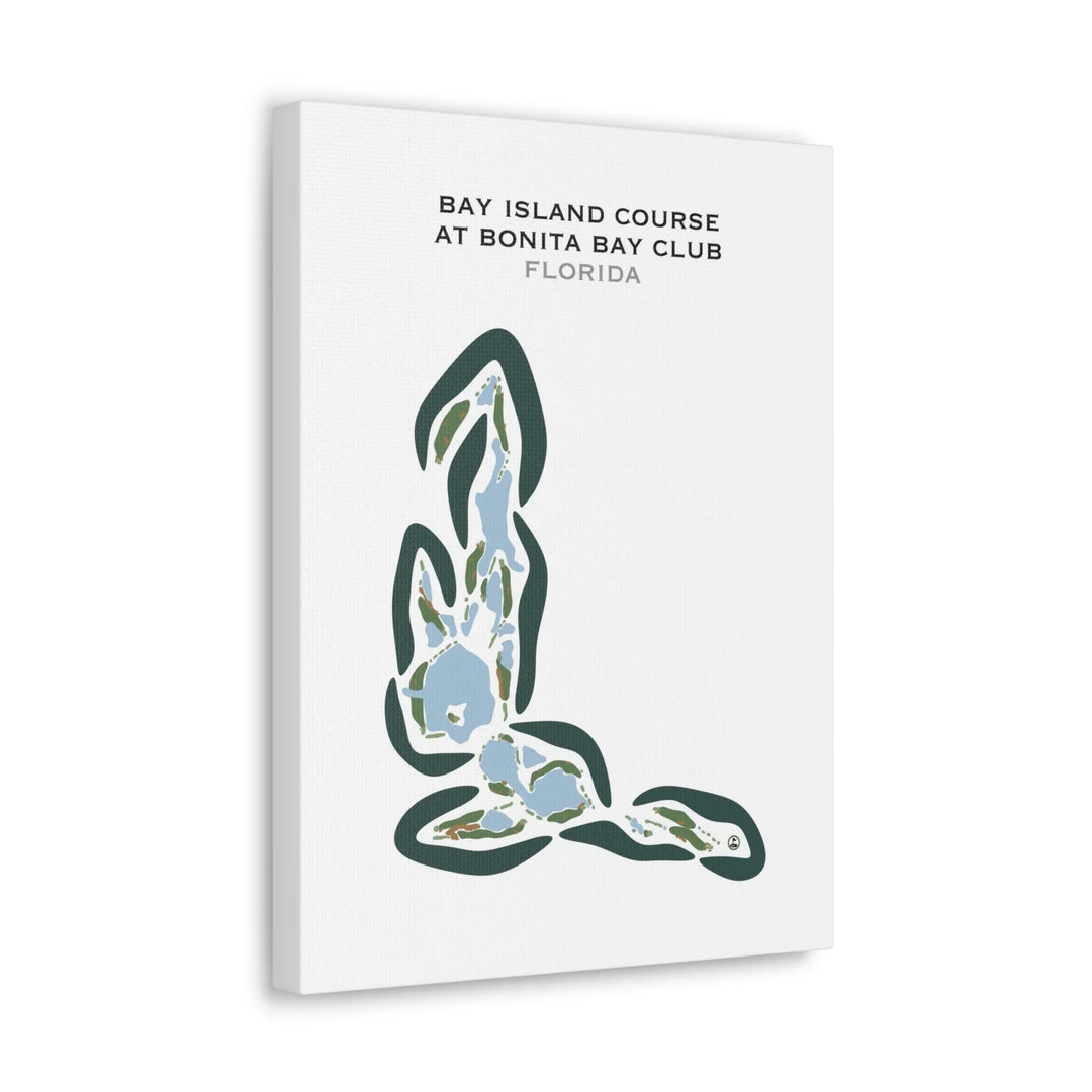 Bay Island Course at Bonita Bay Club, Florida - Printed Golf Courses