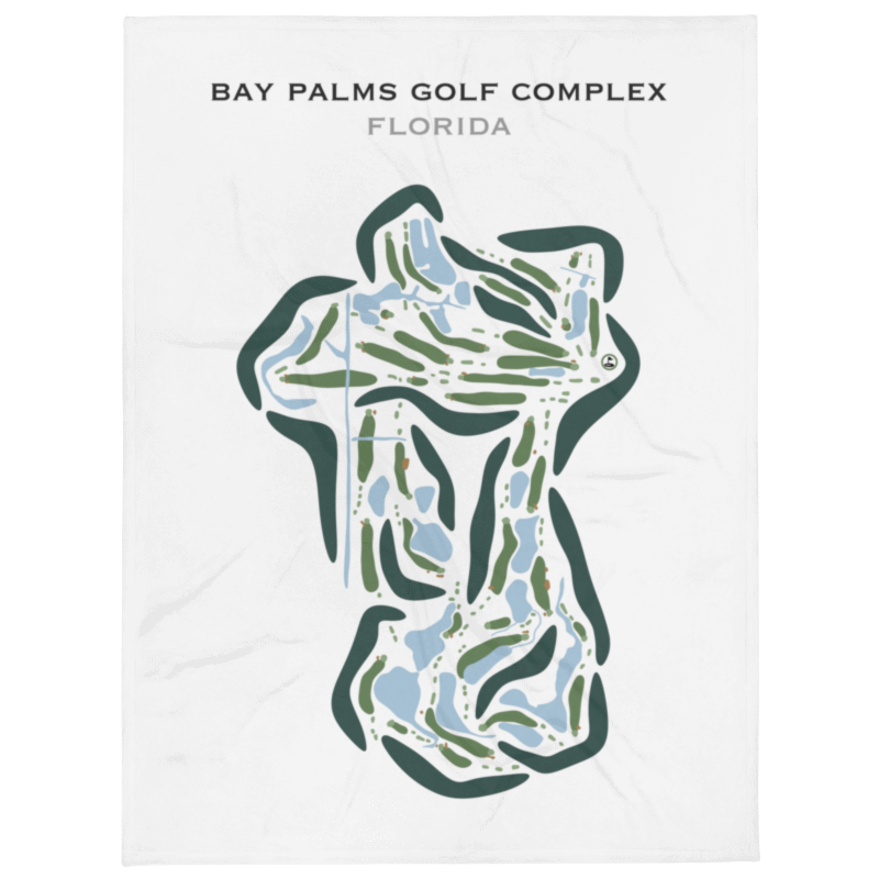 Bay Palms Golf Complex, Florida - Printed Golf Courses