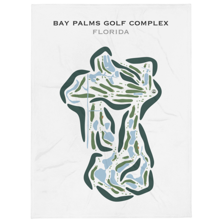 Bay Palms Golf Complex, Florida - Printed Golf Courses