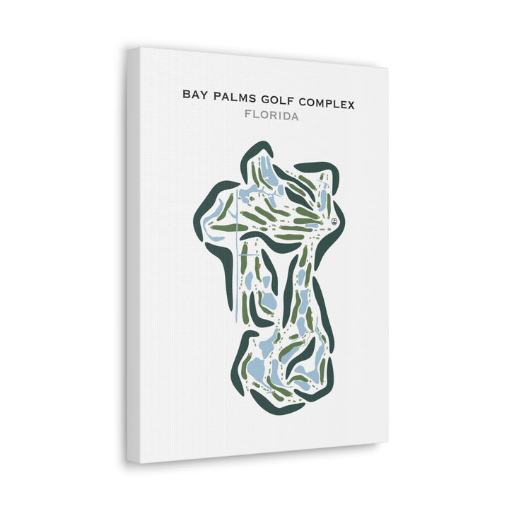 Bay Palms Golf Complex, Florida - Printed Golf Courses