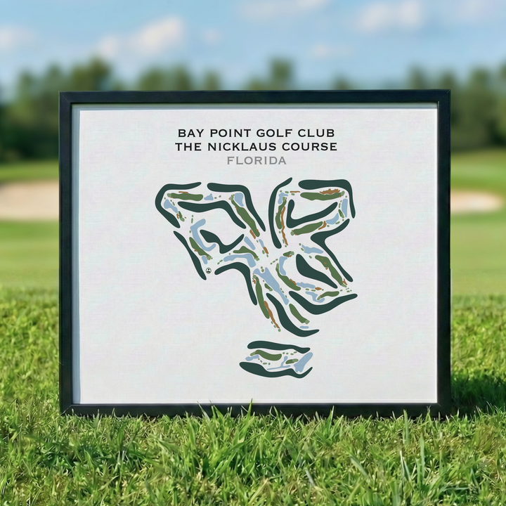 Bay Point Golf Club, The Nicklaus Course, Florida - Printed Golf Course
