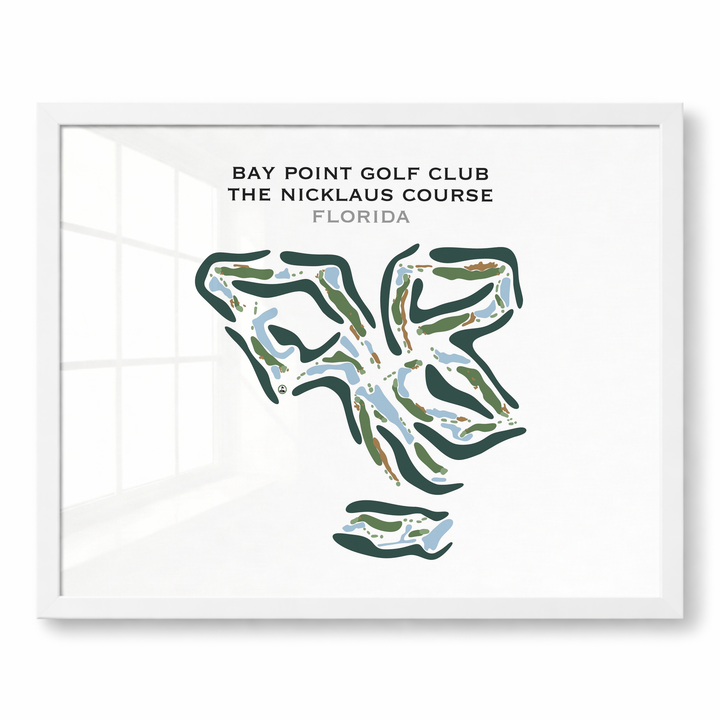 Bay Point Golf Club, The Nicklaus Course, Florida - Printed Golf Course