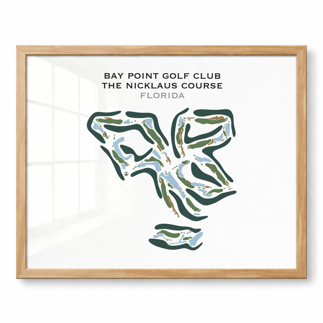 Bay Point Golf Club, The Nicklaus Course, Florida - Printed Golf Course