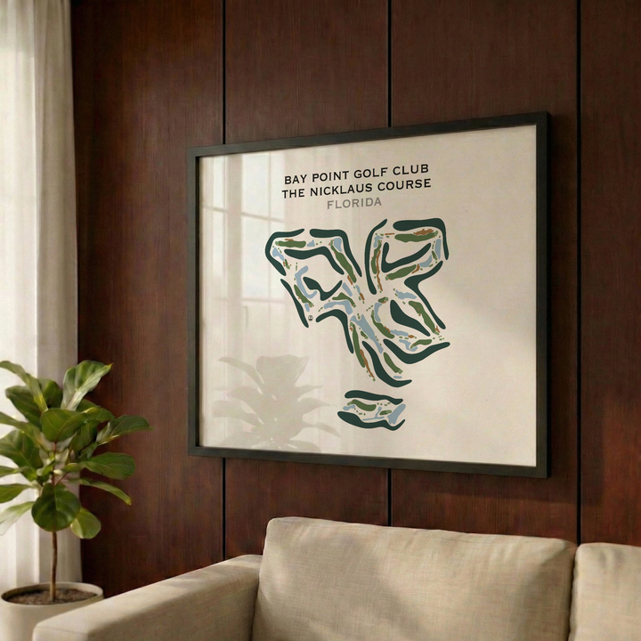Bay Point Golf Club, The Nicklaus Course, Florida - Printed Golf Course