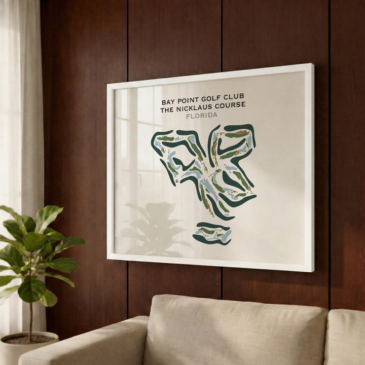 Bay Point Golf Club, The Nicklaus Course, Florida - Printed Golf Course