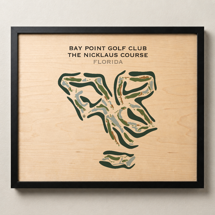 Bay Point Golf Club, The Nicklaus Course, Florida - Printed Golf Course
