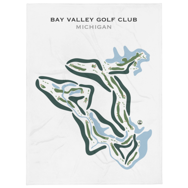 Bay Valley Golf Club, Michigan - Printed Golf Courses