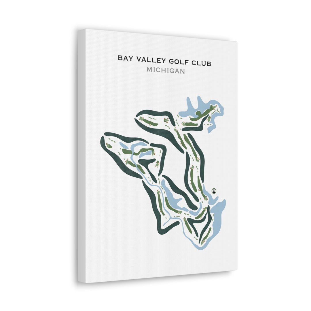 Bay Valley Golf Club, Michigan - Printed Golf Courses