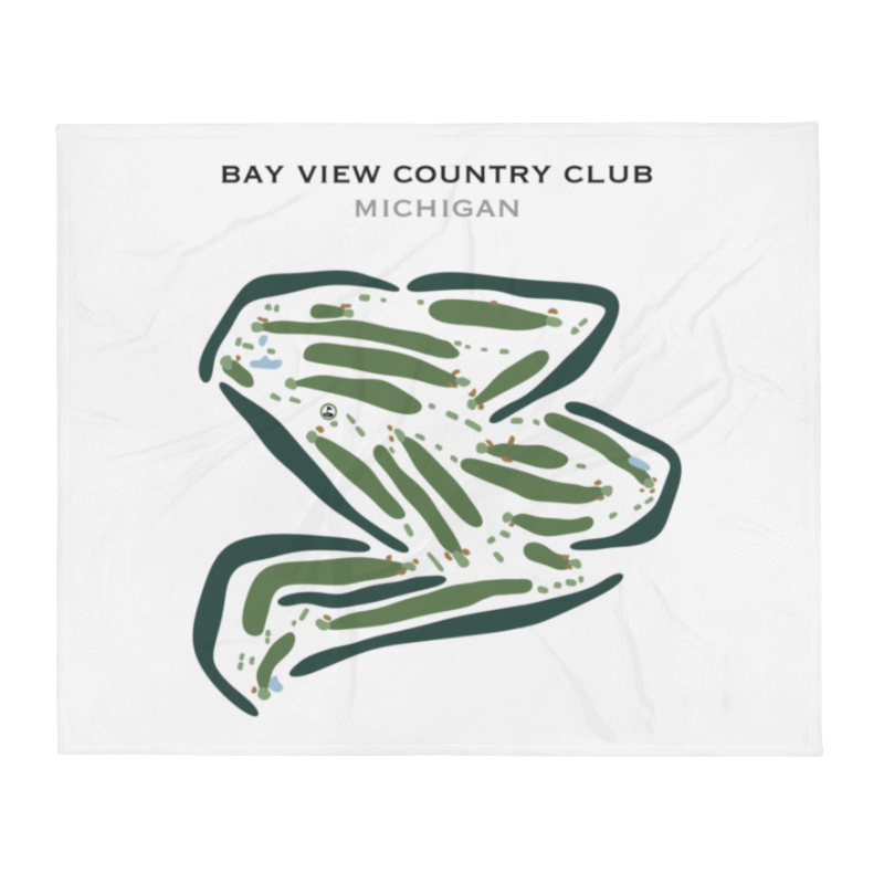 Bay View Country Club, Michigan - Printed Golf Courses