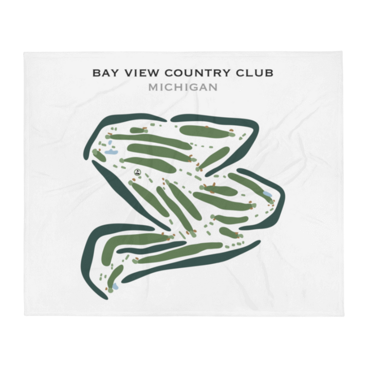 Bay View Country Club, Michigan - Printed Golf Courses