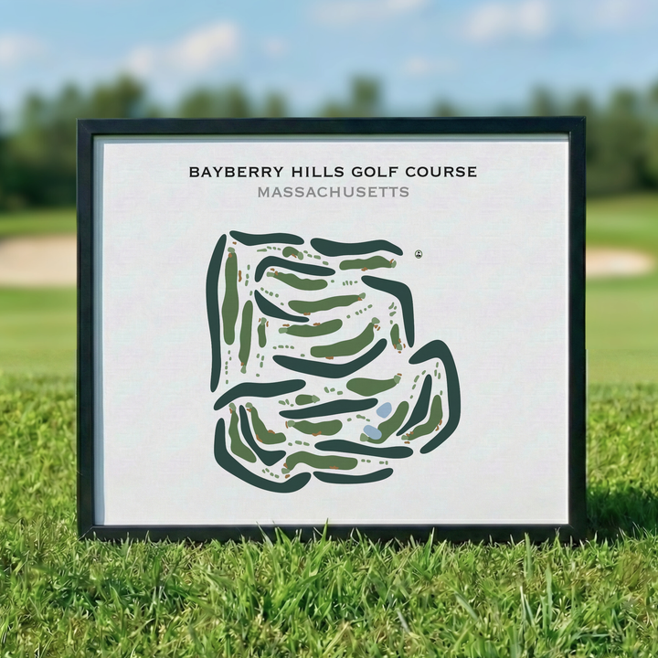 Bayberry Hills Golf Course, Massachusetts - Printed Golf Courses