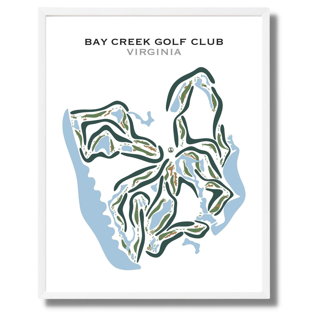 Bay Creek Golf Club, Virginia - Printed Golf Courses