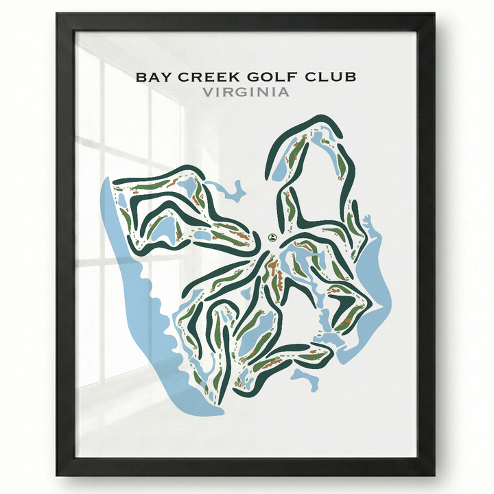 Bay Creek Golf Club, Virginia - Printed Golf Courses