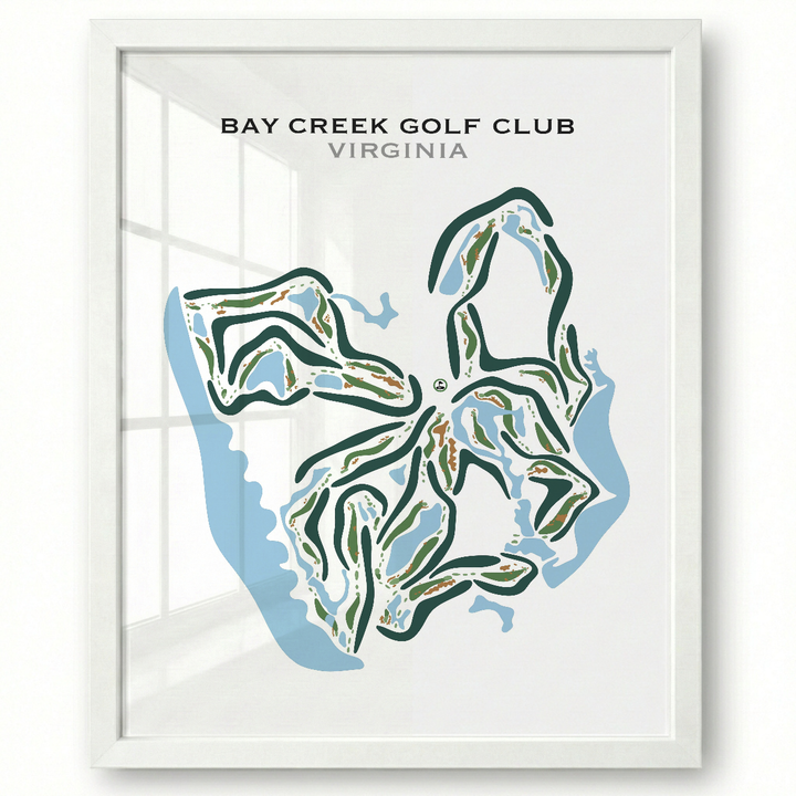 Bay Creek Golf Club, Virginia - Printed Golf Courses