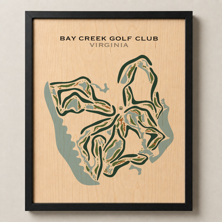 Bay Creek Golf Club, Virginia - Printed Golf Courses