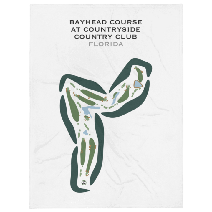 Bayhead Course at Countryside Country Club, Florida - Printed Golf Courses