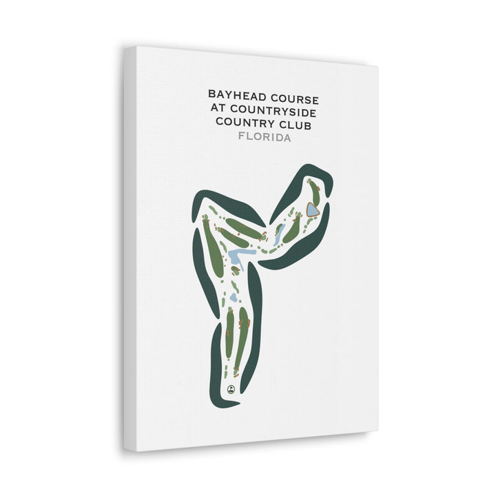 Bayhead Course at Countryside Country Club, Florida - Printed Golf Courses