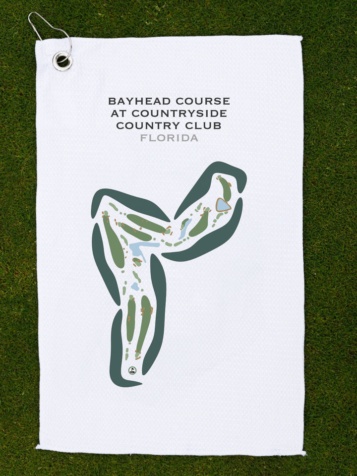 Bayhead Course at Countryside Country Club, Florida - Printed Golf Courses