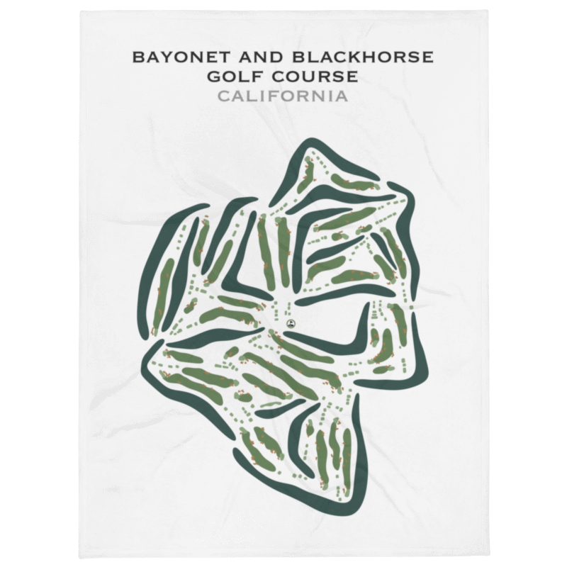 Bayonet & Black Horse Golf Course, California - Printed Golf Courses