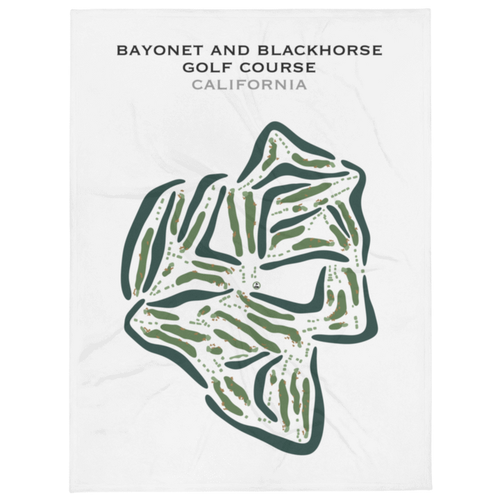 Bayonet & Black Horse Golf Course, California - Printed Golf Courses