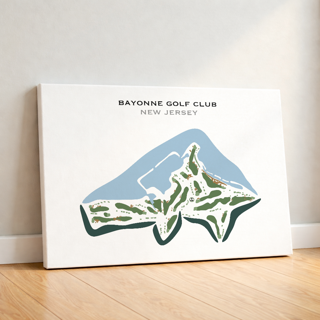 Bayonne Golf Club, New Jersey - Printed Golf Courses