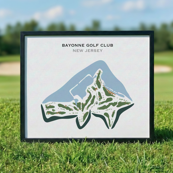 Bayonne Golf Club, New Jersey - Printed Golf Courses