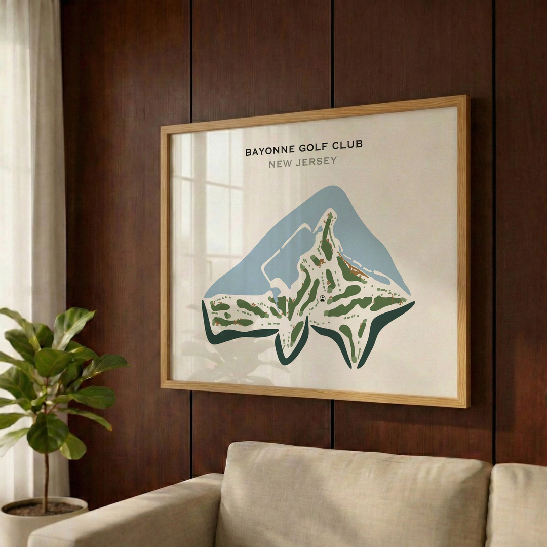 Bayonne Golf Club, New Jersey - Printed Golf Courses