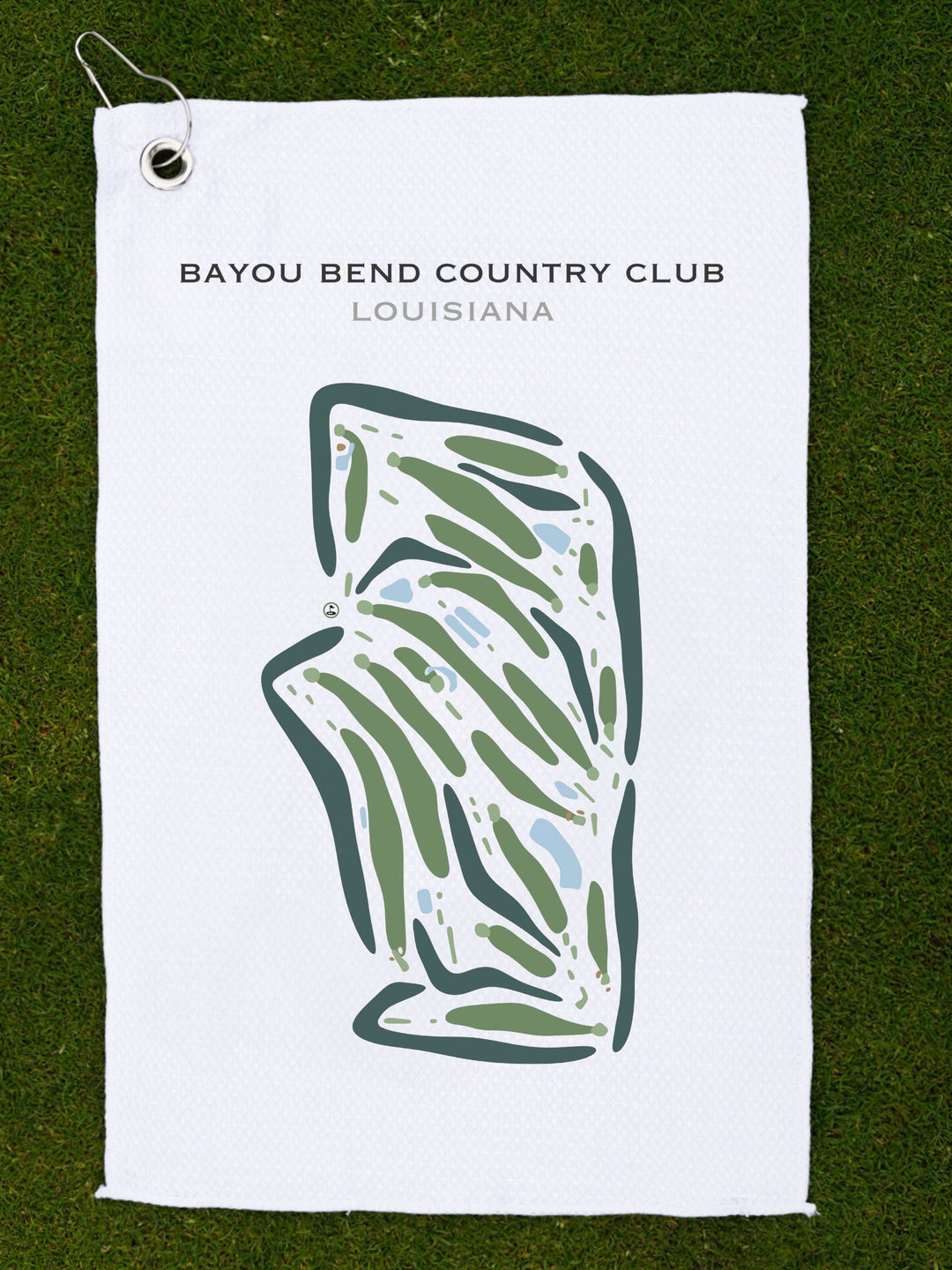 Bayou Bend Country Club, Louisiana - Printed Golf Courses