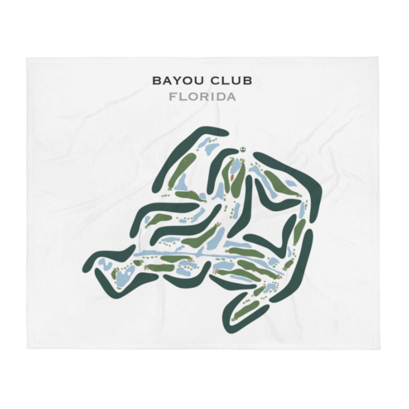 Bayou Club, Florida - Printed Golf Courses