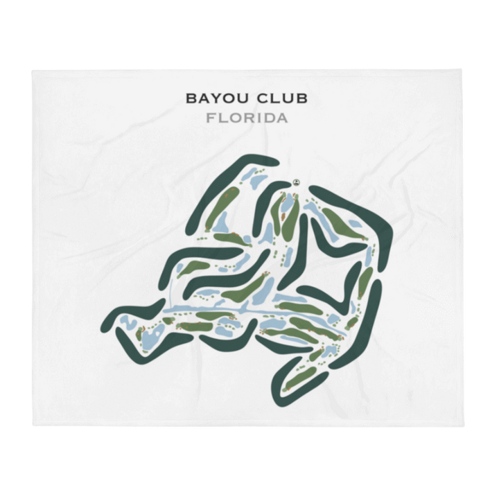 Bayou Club, Florida - Printed Golf Courses