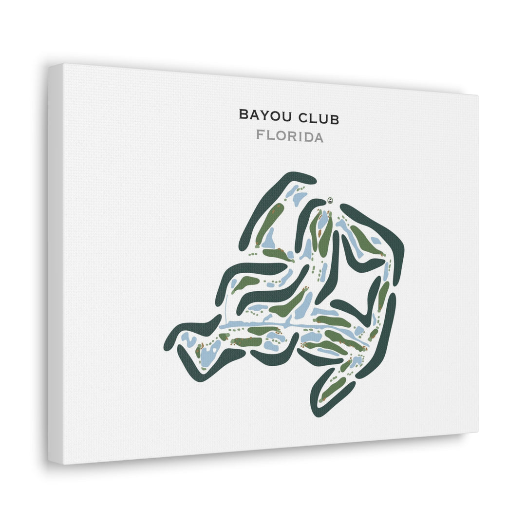 Bayou Club, Florida - Printed Golf Courses