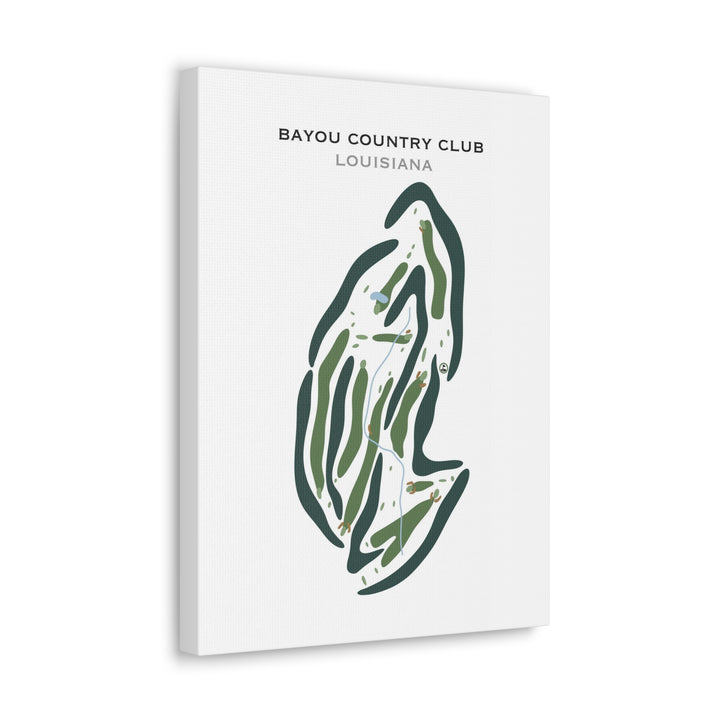 Bayou Country Club, Louisiana - Printed Golf Courses